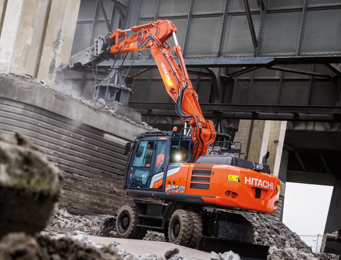 Hitachi ZX220W-7 Mobilbagger 2023 Baumaschine Hitachi ZX220W-7 Mobilbagger 2023 Baumaschine