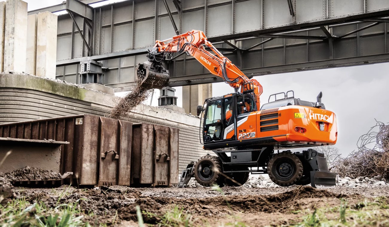 Hitachi ZX220W-7 Mobilbagger 2023 Baumaschine Hitachi ZX220W-7 Mobilbagger 2023 Baumaschine