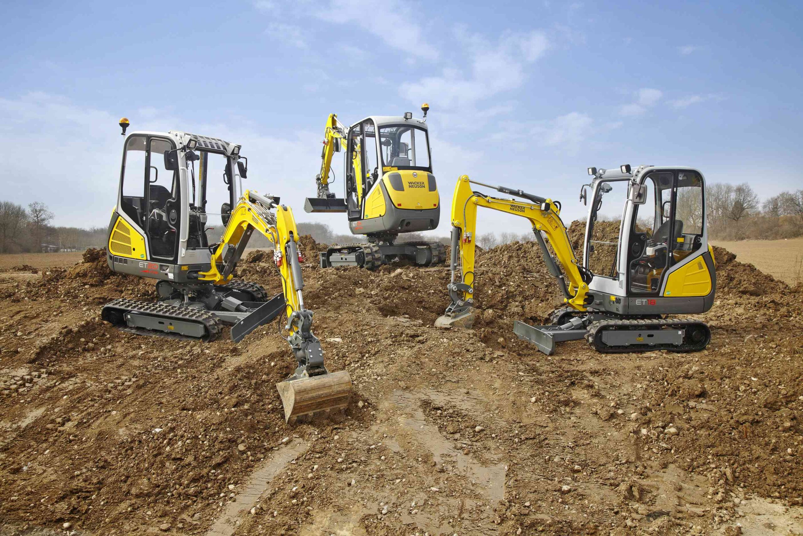 Wacker Neuson ET18 ET20 ET24 Kettenbagger 2023 Schaufel Baumaschine Wacker Neuson ET18 ET20 ET24 Kettenbagger 2023 Schaufel Baumaschine