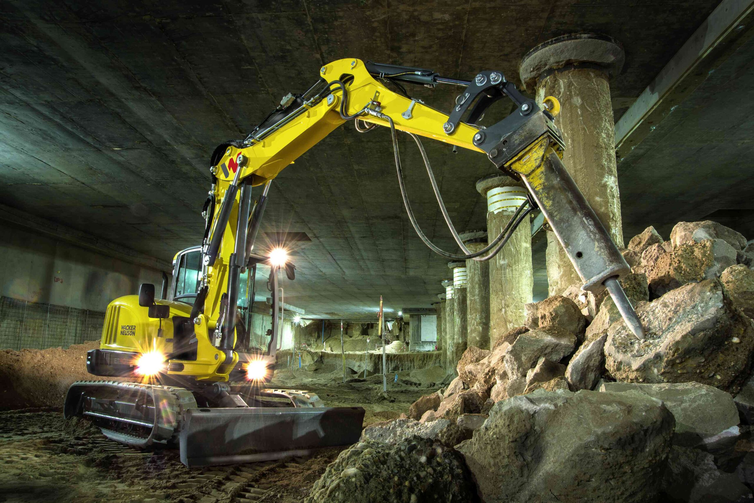 Wacker Neuson ET90 Kettenbagger 2023 Abbruchhammer Baumaschine Wacker Neuson ET90 Kettenbagger 2023 Abbruchhammer Baumaschine