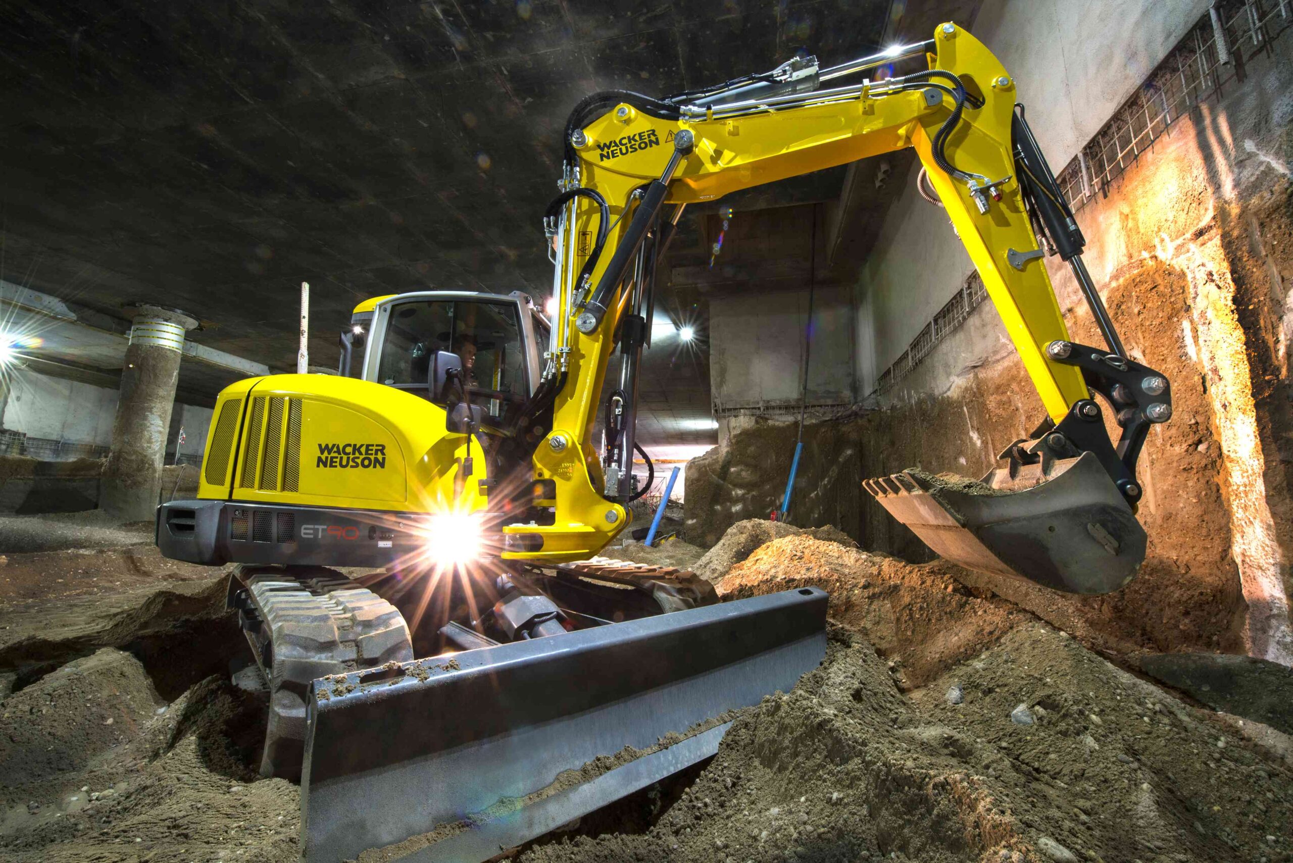 Wacker Neuson ET90 Kettenbagger 2023 Schaufel Baumaschine
