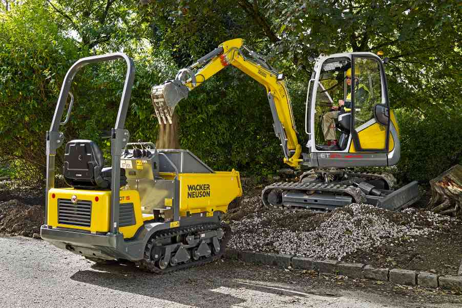 Wacker Neuson Kettendumper DT15 Baumaschine
