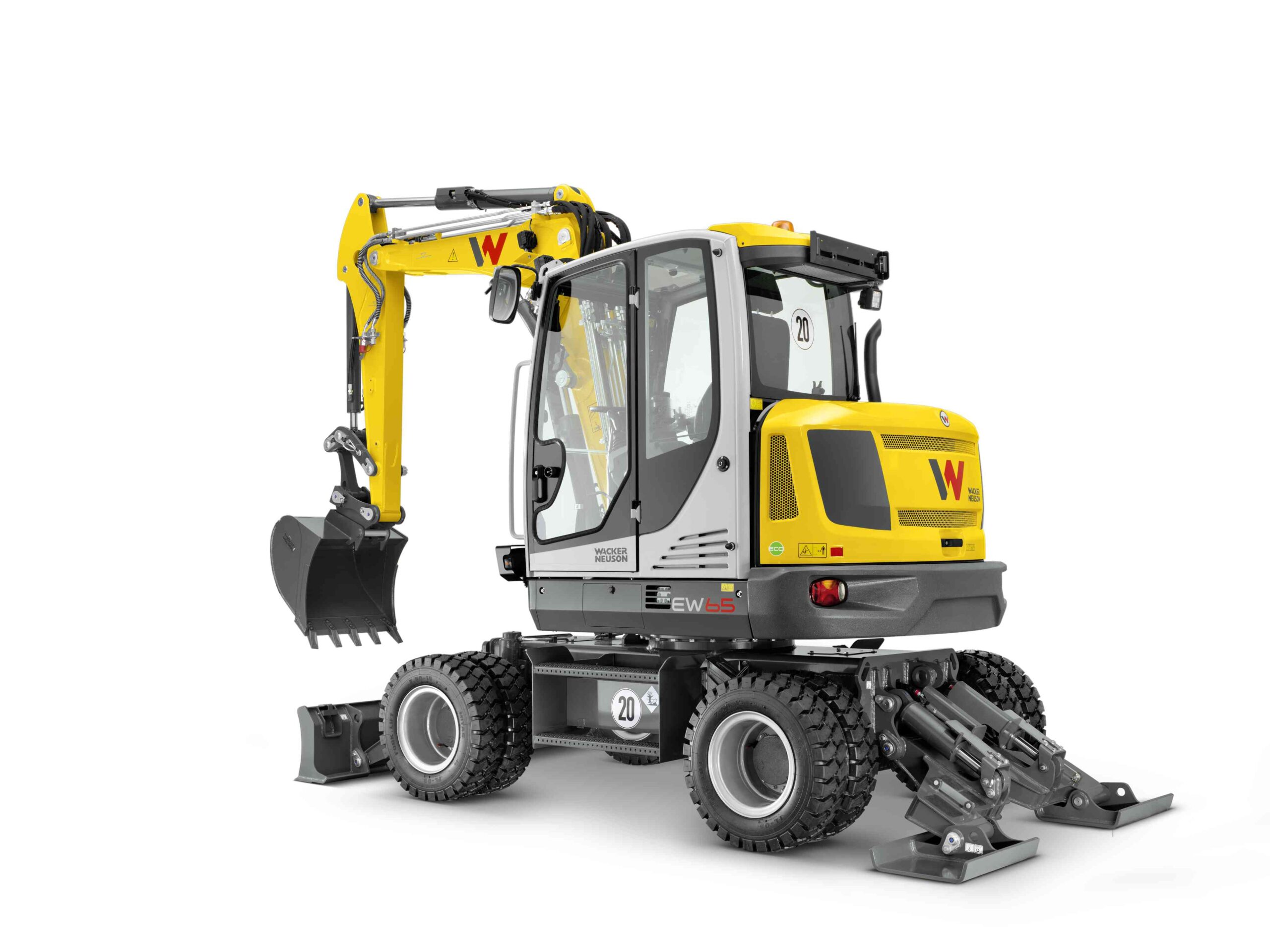 Wacker Neuson EW65 Mobilbagger 2023 Schaufel Baumaschine Wacker Neuson EW65 Mobilbagger 2023 Schaufel Baumaschine