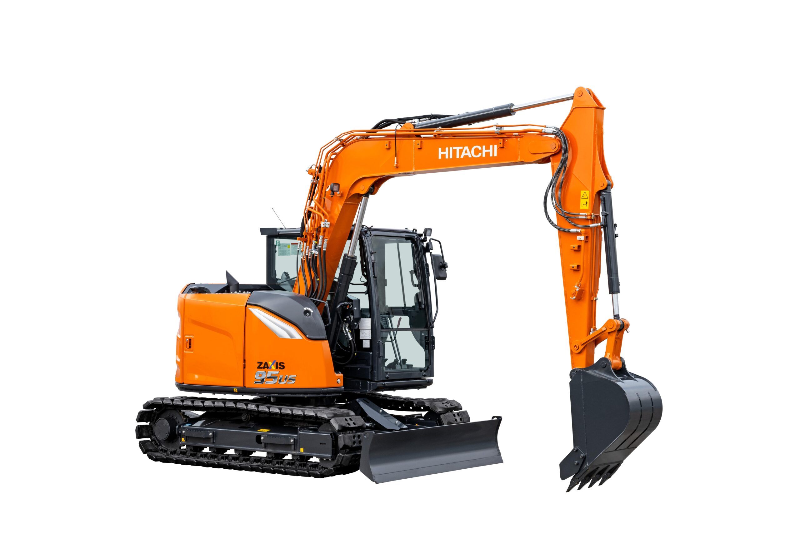 Hitachi ZX95US-7 Kompaktbagger Baumaschine 2024