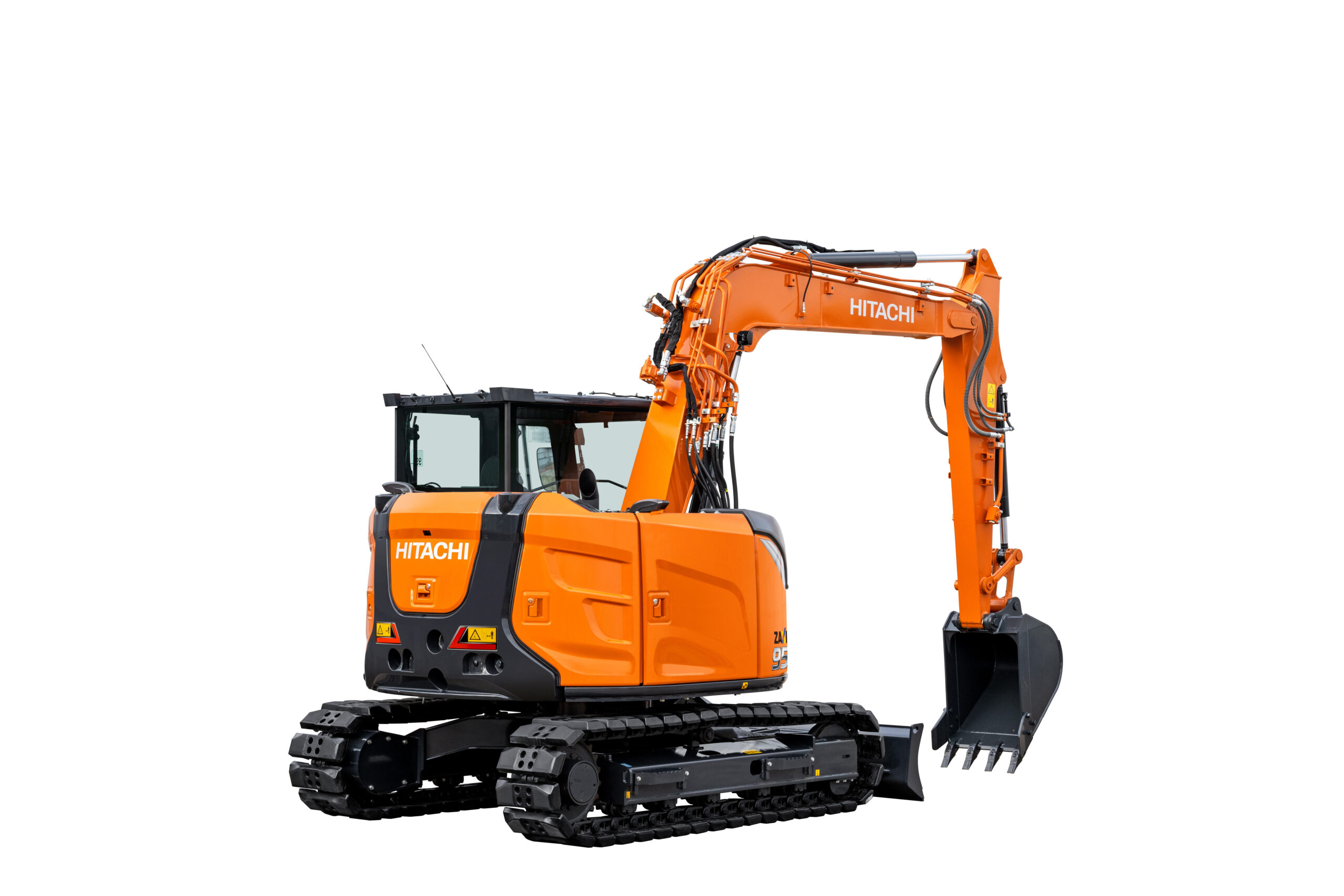 Hitachi ZX95US-7 Kompaktbagger Baumaschine 2024