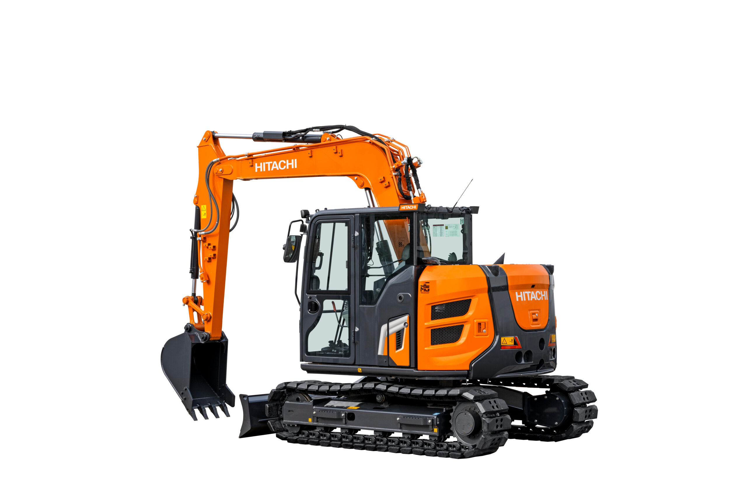 Hitachi ZX95US-7 Kompaktbagger Baumaschine 2024