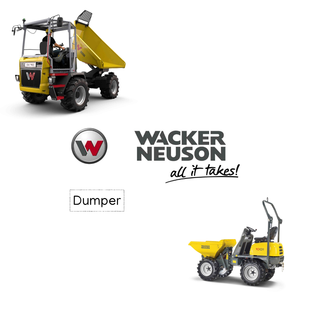 Kachel Wacker Neuson Produkt Dumper Kachel Wacker Neuson Produkt Dumper