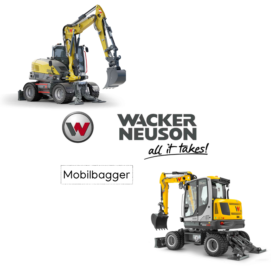 Kachel Wacker Neuson Produkt Mobilbagger Kachel Wacker Neuson Produkt Mobilbagger