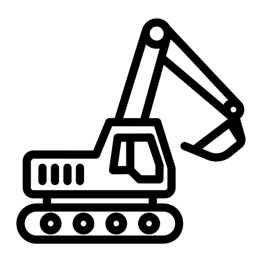 Kettenbagger Icon
