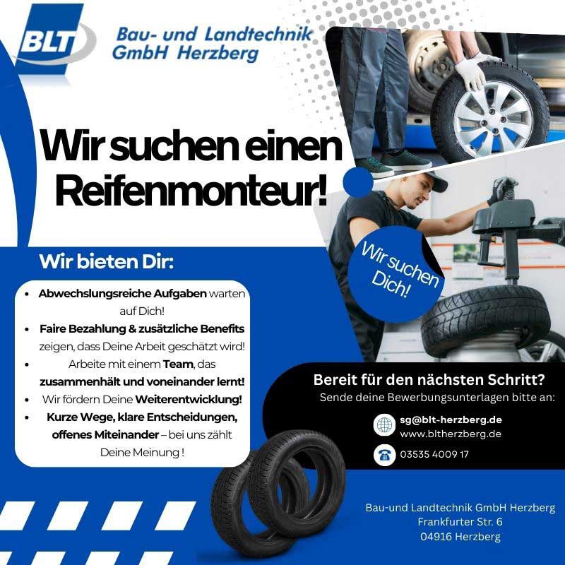 blt-herzberg-reifenmonteur-gesucht Stellenangebot. Reifenmonteuer