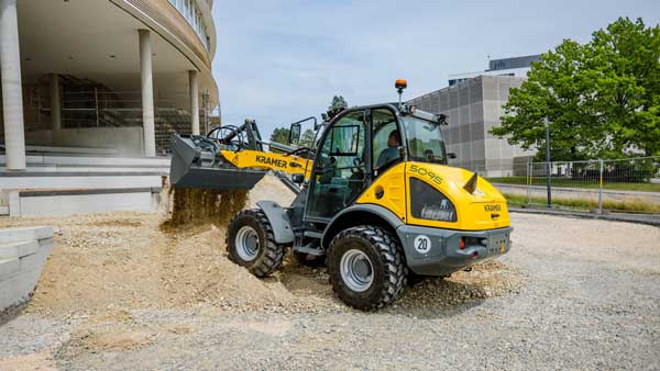 Kramer Radlader 5095 im Einsatz