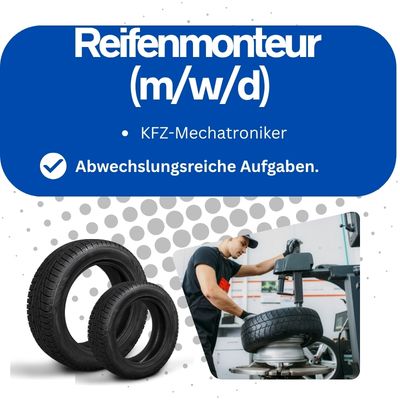 Stellenangebot Reifenmonteuer, Reifendienstmitarbeiter